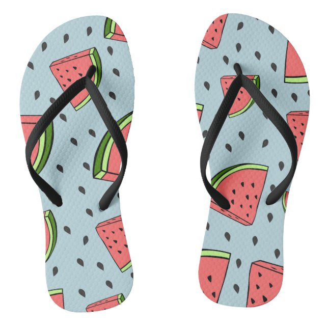 Watermelon Flip Flops (Footbed)