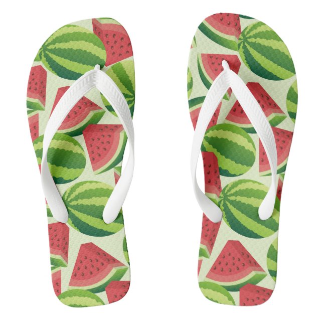 Watermelon Flip Flops (Footbed)