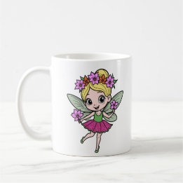 Watermelon Flower Fairy Mug