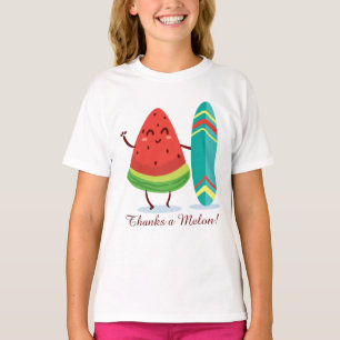 Watermelon Food Tropical Summer Vacation Cute T-Shirt