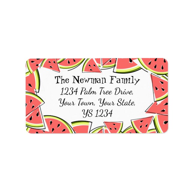Watermelon Frame Label (Front)