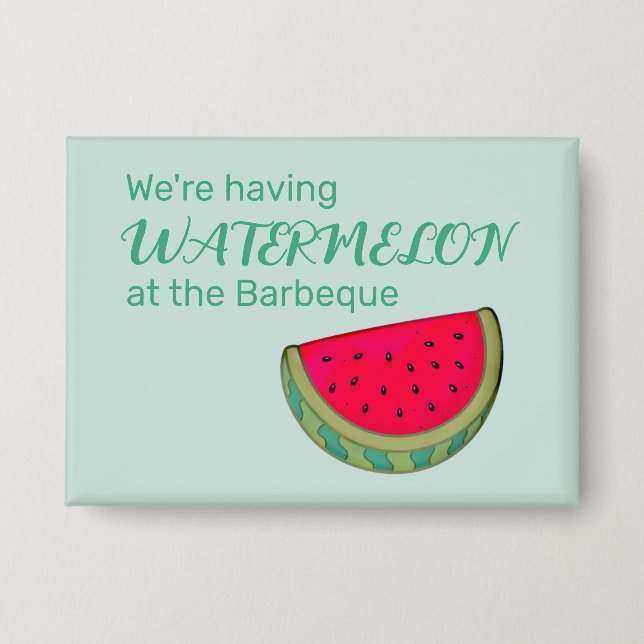 Watermelon Fruit Collection Button (Front)