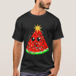 Watermelon Fruit Hawaiian Xmas Summer Christmas In T-Shirt<br><div class="desc">Watermelon Fruit Hawaiian Xmas Summer Christmas In July</div>