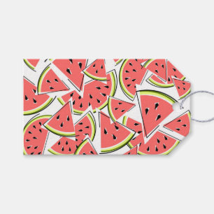 Watermelon gift tag