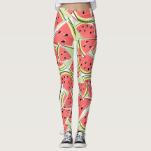 Watermelon Green leggings