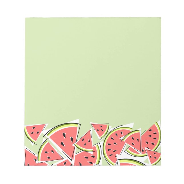 Watermelon Green Notepad (Front)