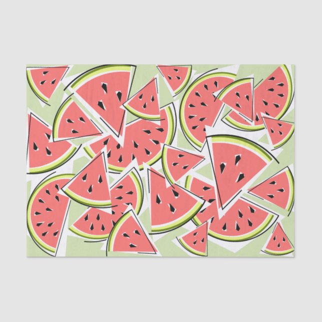 Watermelon Green tissue paper (Front)
