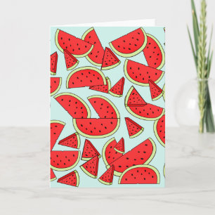 Watermelon greeting cards Birthdays or holidays