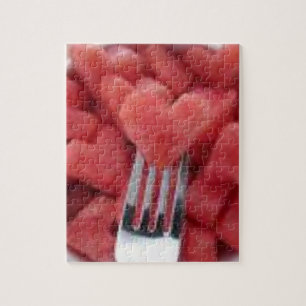 Watermelon Heart Puzzle With Gift Box