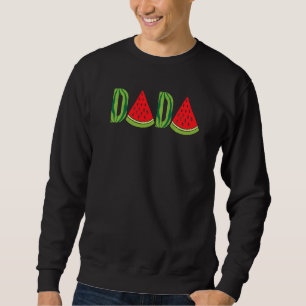 Watermelon  Hello Summer Vacation Tropical Fruit Sweatshirt