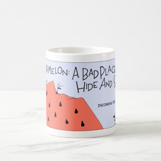 Watermelon hiding spot coffee mug (Center)
