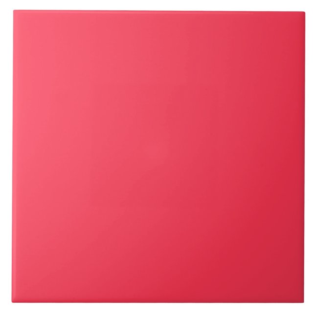 Watermelon Hot Pink Personalized Background Tile (Front)