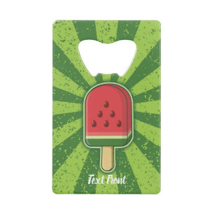 Watermelon Ice Cream Stick Credit Card Bottle Opener