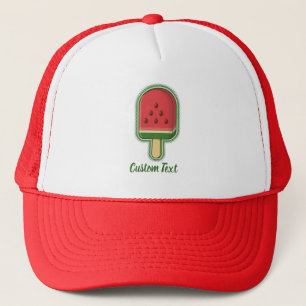 Watermelon Ice Cream Stick Trucker Hat