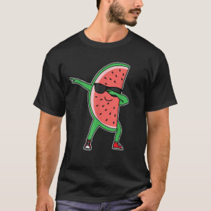 Watermelon Kawaii Dabbing Watermelon T-Shirt
