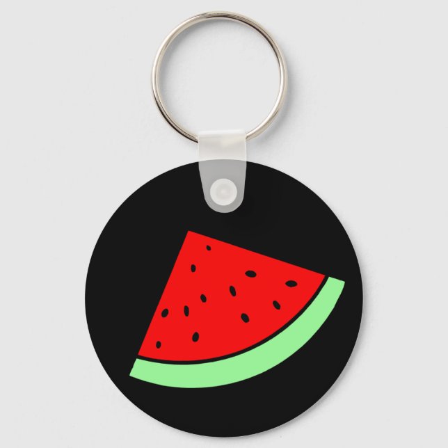 Watermelon Keychain (DARK) (Front)