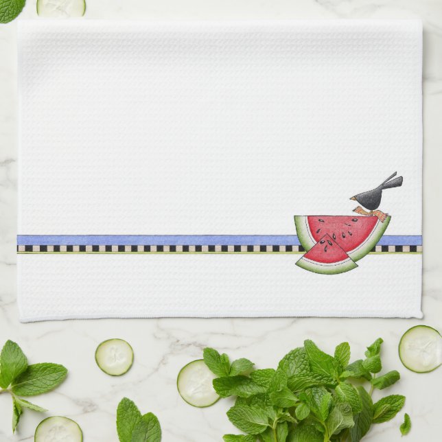 Watermelon - Kitchen Towel (Folded)