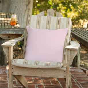 Watermelon Lollipop Pink Solid Colour  Outdoor Pillow