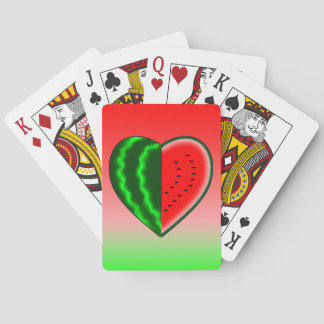Watermelon Love Playing Cards