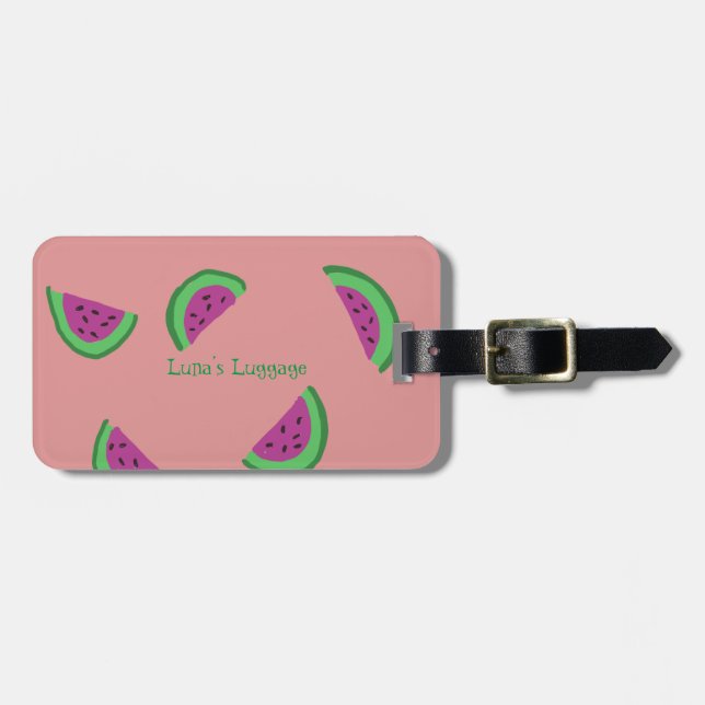 Watermelon Luggage Tag (Front Horizontal)