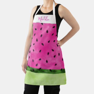 Watermelon Modern Apron