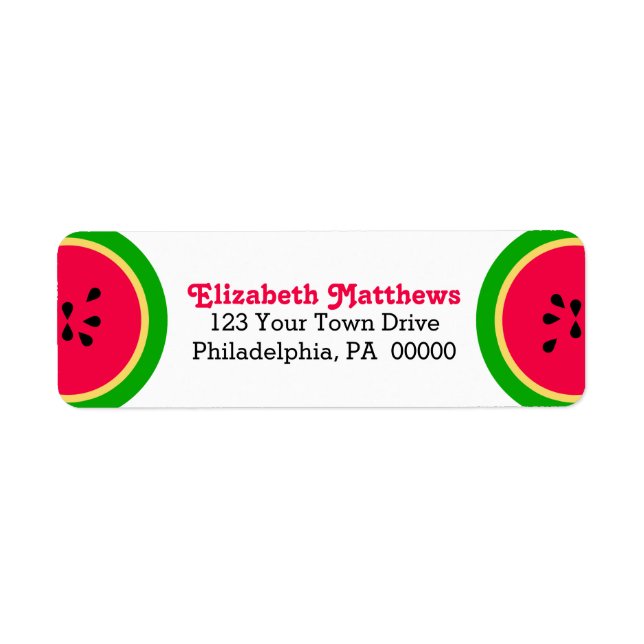 Watermelon Moderne Été Amusement (Devant)