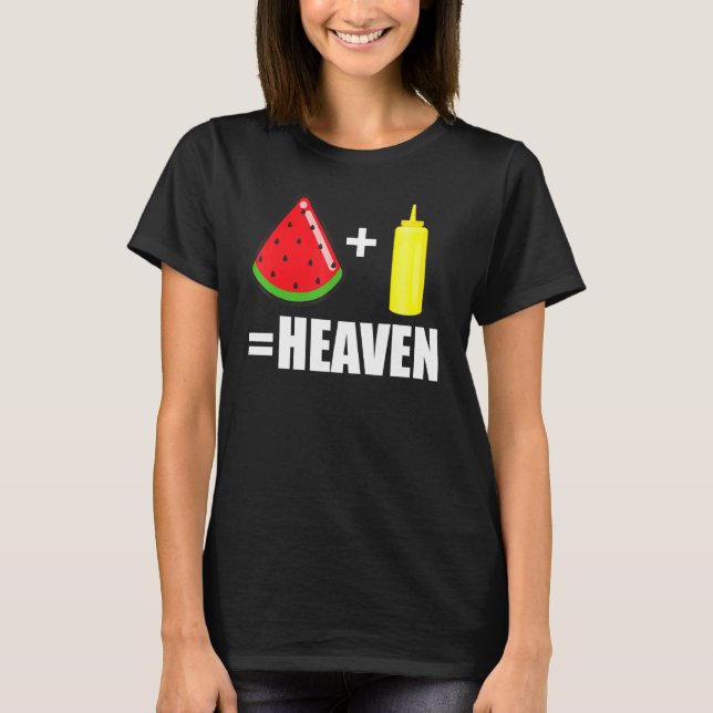 Watermelon Mustard Challenge Tik 1 T-Shirt (Front)