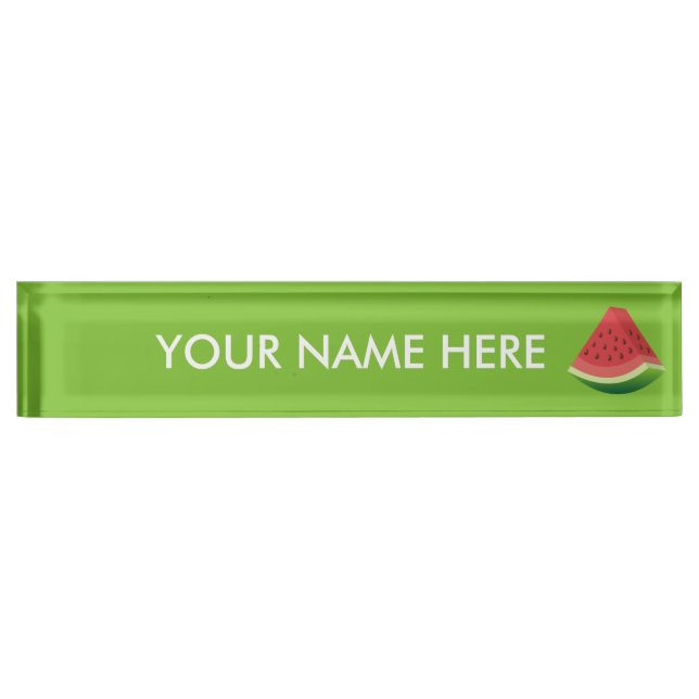 Watermelon Nameplate (Front)