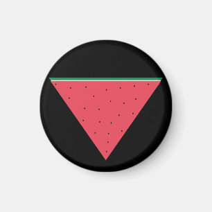 Watermelon on inverted red triangle resistance magnet