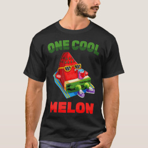 Watermelon - One Cool Melon - Summer - Vegan - Fru T-Shirt