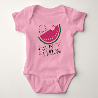 Watermelon One in a Melon Baby Romper