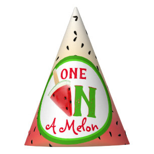 Watermelon One In A Melon Fruit Party Hat