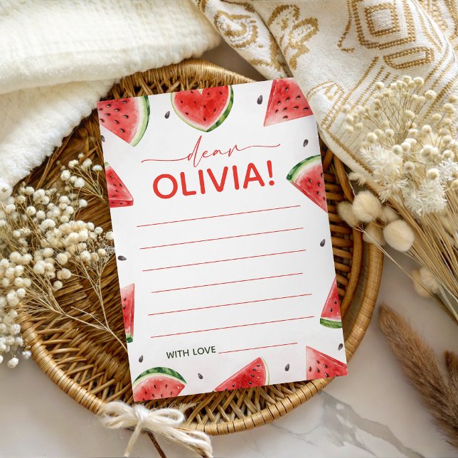 Watermelon One in a Melon Time Capsule Card (Creator Uploaded)