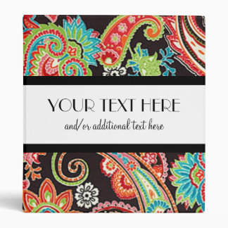 Watermelon Paisley Binder