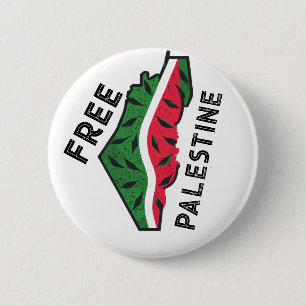 watermelon palestine 2 inch round button