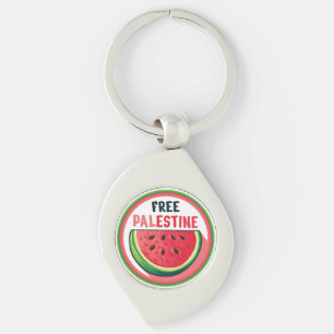 Watermelon Palestine Free Colorfull Keychain