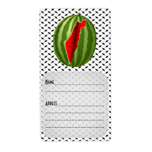 Watermelon Palestine Map Slice