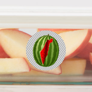 Watermelon Palestine Map Slice