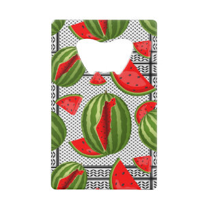 Watermelon Palestine Map Slice Credit Card Bottle Opener