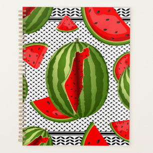 Watermelon Palestine Map Slice Planner