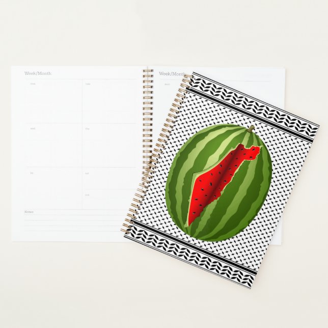 Watermelon Palestine Map Slice Planner (Display)