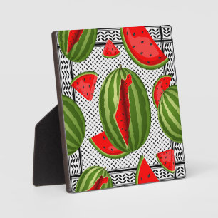 Watermelon Palestine Map Slice Plaque
