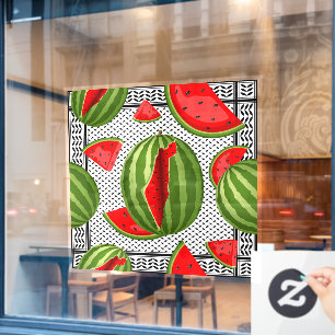 Watermelon Palestine Map Slice Window Cling