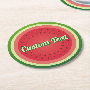Watermelon Paper Coaster