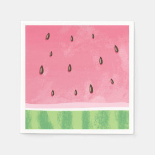 Watermelon Paper Napkin Melon Birthday Fruity