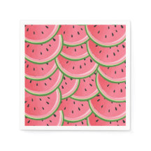 Watermelon Paper Napkins Summer fruit Melon Picnic