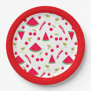 Watermelon Paper Plate