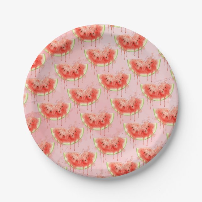 Watermelon Paper Plate (Front)