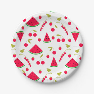 Watermelon Paper Plate