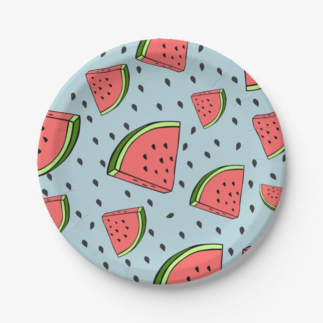 Watermelon Paper Plate (Front)